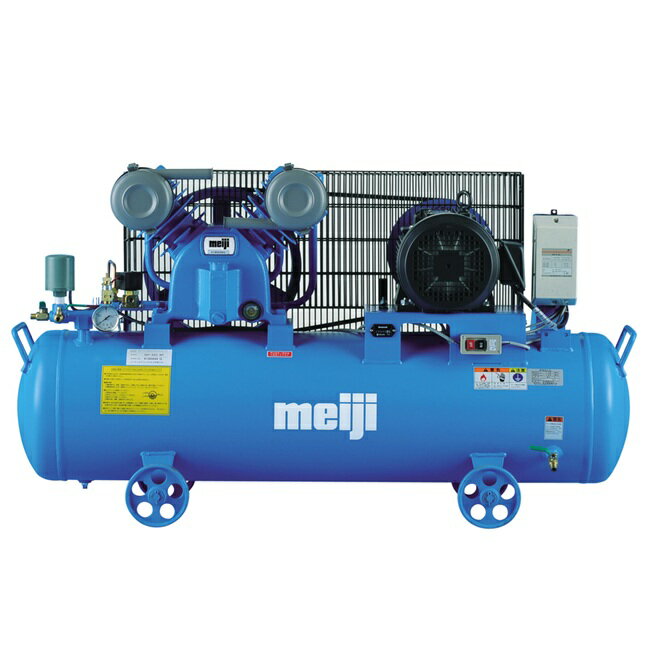 【ポイント5倍】【直送品】 明治機械製作所 汎用コンプレッサ レシプロ 圧力開閉器式 GH-08F S5 (単相 100V 50Hz) 【大型】(4)