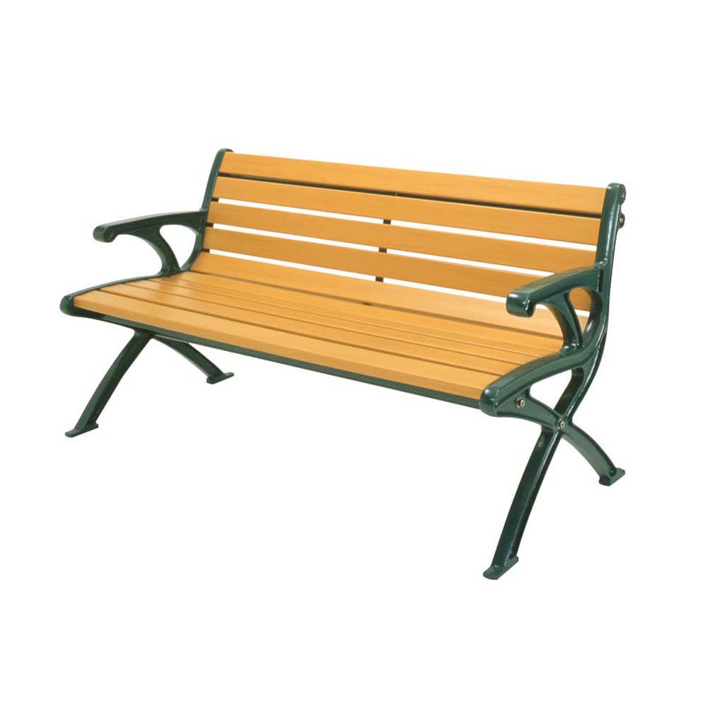 【直送品】 ミヅシマ工業 リサイクルベンチRB1 RB1-SWE・1.5背付 (2440050) 【大型】