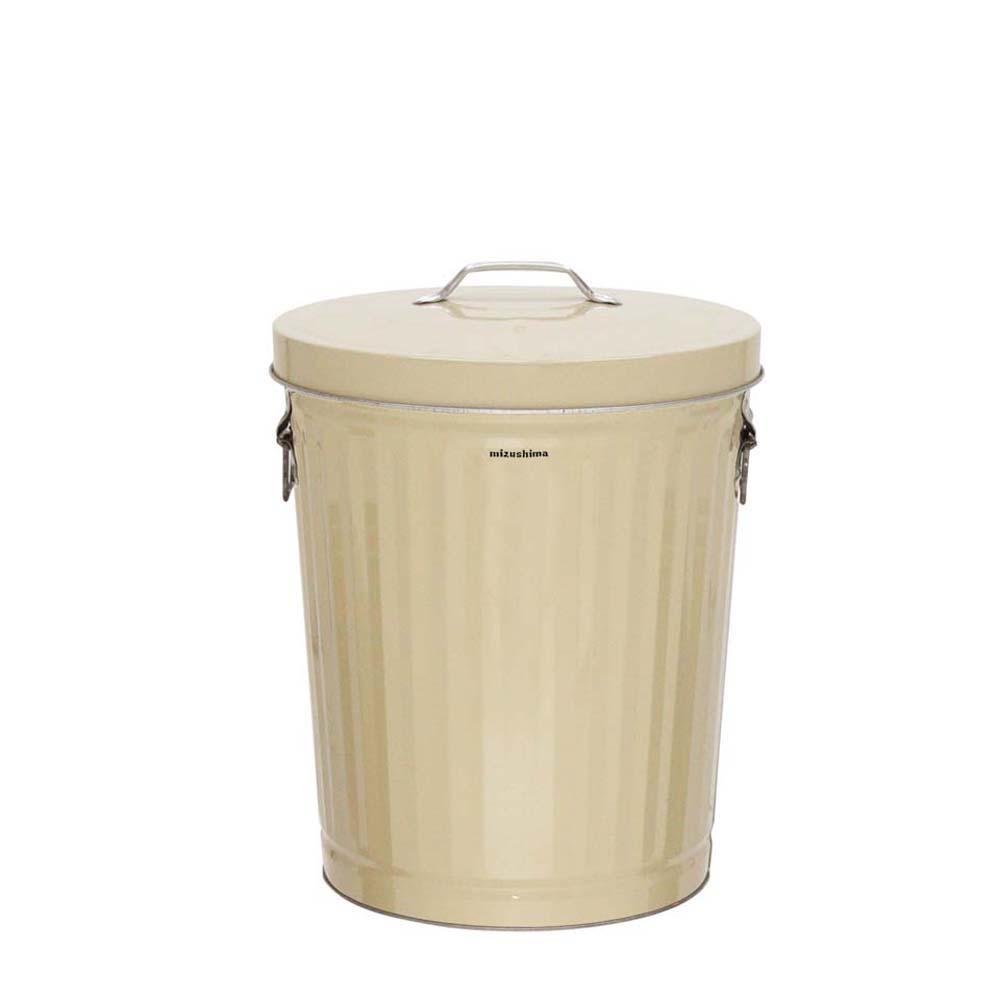 【ポイント5倍】【直送品】 ミヅシマ工業 ダストBOX 33L アイボリー (3670330) 【特大・送料別】
