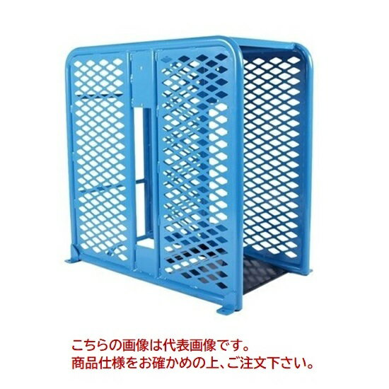 【直送品】 長崎ジャッキ タイヤ安全囲い 大型・スリット有・1連 NTE-LS1 【大型】