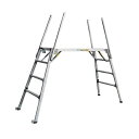 【ポイント5倍】【直送品】 ナカオ (NAKAO) 四脚調節式足場台 勇馬 ESK-14 可搬式作業台 【大型】