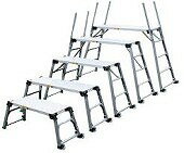 【ポイント10倍】【直送品】 ナカオ (NAKAO) 四脚調節式足場台 GTW-7 可搬式作業台 【大型】