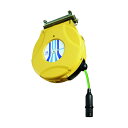 【ポイント5倍】日平機器 アースホースエアーリール 内径6.5X10m 黄 HAP-210E-Y 【受注生産品】(4)