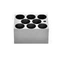 【直送品】 オーハウス (OHAUS) インキューベーターシェーカー用アクセサリ モジュラーブロック 25mmバイアル (30400188) 《アクセサリ》(4)