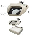 【ポイント10倍】オーツカ光学 LED照明拡大鏡 OLIGHT5-CL-358AR (ライトボックス式)