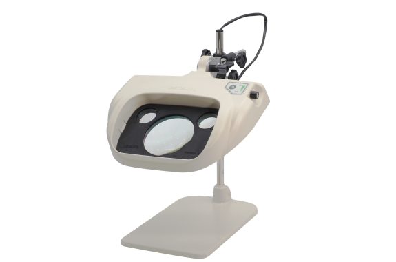 オーツカ光学 有機EL照明拡大鏡 OLIGHT6-B 358AR (テーブルスタンド式)