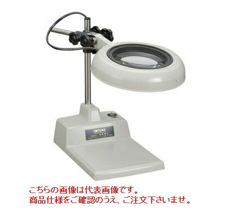 オーツカ光学 (OOTSUKA) LED照明拡大鏡・調光なし SKKL-B ラウンド6倍 (SKKL-B-6) (テーブルスタンド式)