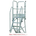 【ポイント10倍】【直送品】 PiCa (ピカ) 作業台DWR用オプション手摺(階段両手すり天場二方) DWR-TE6BB 《DWR型用オプションパーツ》
