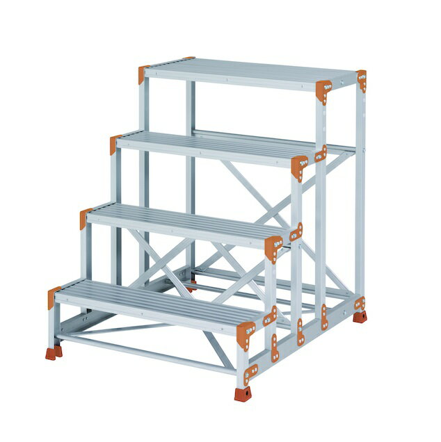 【直送品】 PiCa (ピカ) 作業台 FGN-48100 (FGN型4段) 【大型】