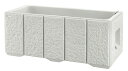【ポイント10倍】【直送品】 リッチェル タウンプランターWS 100型 石はだ (812129) ≪園芸用品≫ 【大型】