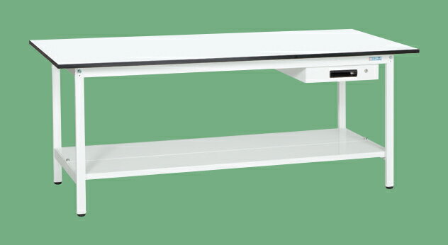 【ポイント5倍】【直送品】 サカエ 軽量作業台KAタイプ(キャビネット付・中板付) KA-186ATMW (043454) 【大型】