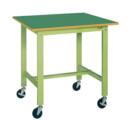 【直送品】 サカエ 軽量作業台KHタイプ(移動式・直進安定金具無し) KH-39FUB (048273) 【大型】