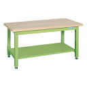 【ポイント5倍】【直送品】 サカエ 重量作業台KWタイプ(中板2枚付) KWM-188T1 (031063) 【大型】