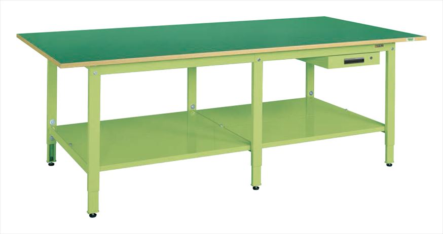 【ポイント10倍】【直送品】 サカエ 大型高さ調整作業台・軽量TKKタイプ TKKFA-2412FENT (035454) 【大型】