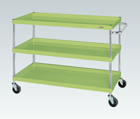 【ポイント10倍】【直送品】 サカエ CSパールワゴン(中量タイプ) CSP-1283SE (323404) 【大型】(4)