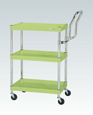 【ポイント5倍】【直送品】 サカエ CSパールワゴン(軽量・ハイタイプ取手) CSP-7583LHT (328103) 【大型】