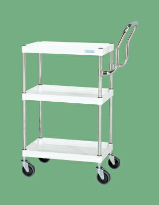 【直送品】 サカエ CSパールワゴン(中量・ハイタイプ取手) CSP-6083HTSEW (329524) 【大型】