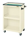 【ポイント5倍】【直送品】 サカエ パネルワゴン(天板皿型・背パネル付) PMW-3CI (020734) 【大型】