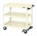 【直送品】 サカエ ニューCSスーパーワゴン(フットブレーキ付) CSWA-758BRI (028112) 【大型】(4)