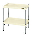 【ポイント5倍】【直送品】 サカエ CSパールワゴン(高さ調整・固定タイプ) TCSPN-7572I (327111) 【大型】(4)