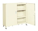 【直送品】 サカエ スーパージャンボ保管庫(完成品・スチール扉) SKS-124512MI (144502) 【大型】