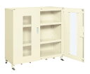 【直送品】 サカエ スーパージャンボ保管庫(完成品・透明窓付扉) SKS-125212AI (144533) 【大型】