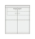 【ポイント5倍】【直送品】 サカエ ピットイン(キャビネット・天板付) PN-F94W (251737) 【大型】