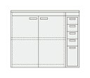【ポイント5倍】【直送品】 サカエ ピットイン(キャビネット・天板付) PN-F24W (251741) 【大型】