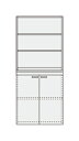 【ポイント5倍】【直送品】 サカエ ピットイン PN-H92W (251745) 【大型】