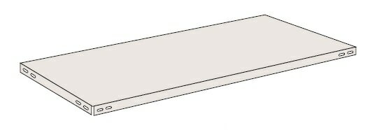 【ポイント5倍】【直送品】 サカエ 軽量開放型棚ボルトレスオプション棚板セット K-156G (681109) 【送料別】