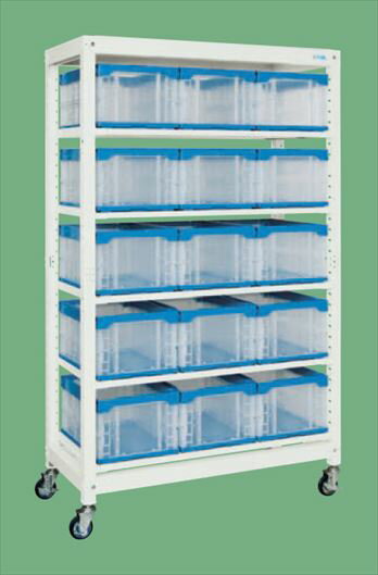 【ポイント10倍】【直送品】 サカエ マルチプルラック コンテナ収納タイプ(移動式) MR-1930BLC (140693..