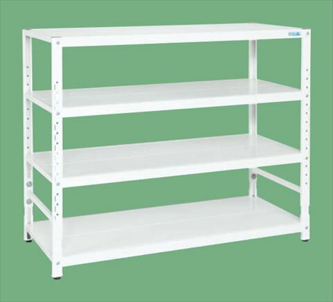 【直送品】 サカエ サカエラック高さ調整タイプ(50KG/段・4段タイプ) TSTN1-1512W (171131) 【大型】