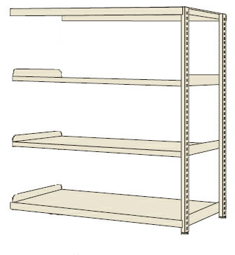 【直送品】 サカエ RKラック(連結・均等耐荷重：250KG/段・4段タイプ) RKN-5784RI (171514) 【大型】