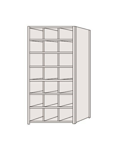 【ポイント10倍】【直送品】 サカエ 区分棚 NCAM111-307 (184125) 【特大・送料別】