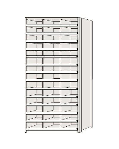 【直送品】 サカエ 区分棚 NCCM110-314 (184186) 【特大・送料別】