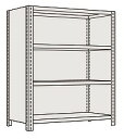【直送品】 サカエ 物品棚LE型(120KG/段・高さ1500MM・4段タイプ) LWE9744 (203905) 【特大・送料別】(3)