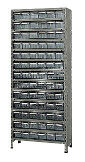 【ポイント5倍】【直送品】 サカエ 物品棚LEK型樹脂ボックス LEK2124-78T (204300) 【特大・送料別】