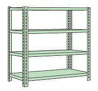 【ポイント10倍】【直送品】 サカエ ボルトレスラック中軽量型(150KG/段・4段タイプ) NB-6434 (180325) 【特大・送料別】