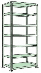 【ポイント10倍】【直送品】 サカエ ラークラック（150kg／段・単体・高さ2400mm・7段） RL-3147 (183914) 【特大・送料別】