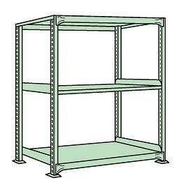 【直送品】 サカエ ラークラック(150KG/段・単体・高さ1500MM・3段) RL-9743 (186965) 【特大・送料別】