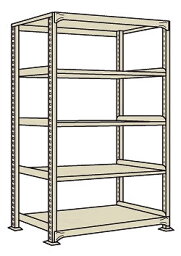 【ポイント10倍】【直送品】 サカエ 軽中量棚NDW型（150kg／段・単体・5段タイプ） NDW-1745 (172747) 【特大・送料別】