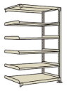 【ポイント5倍】【直送品】 サカエ 軽中量棚NDW型（150kg／段・H2400mm・6段）連結 NDW-3356R (208427) 【特大・送料別】