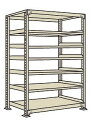 【ポイント10倍】【直送品】 サカエ 軽中量棚NDW型(150KG/段・H2400MM・7段)単体 NDW-3757 (208446) 【特大・送料別】(3)