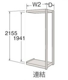 【ポイント10倍】【直送品】 サカエ ブリオハイシェルフ 8J70JB-ZH17 (268847) 【特大・送料別】