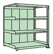 【ポイント10倍】【直送品】 サカエ ラークラックパネル付(150KG/段・連結・4段タイプ) PRLG-9514R (18..