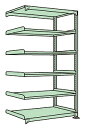 【直送品】 サカエ ラークラック(150KG/段・連結・高さ2100MM・6段) RL-2546R (186745) 【特大・送料別】