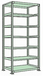【ポイント5倍】【直送品】 サカエ ラークラック(150KG/段・単体・高さ2400MM・7段) RLW-3747 (183956) 【特大・送料別】