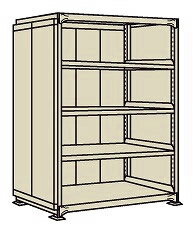 【ポイント10倍】【直送品】 サカエ ラークラックパネル付(150KG/段・単体・5段タイプ) PRLW-2545 (197..