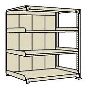 【ポイント10倍】【直送品】 サカエ ラークラックパネル付(150KG/段・連結・4段タイプ) PRLW-8124R (197199) 【特大・送料別】