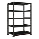 【ポイント5倍】【直送品】 サカエ ラークラック(150KG/段・単体・高さ2100MM・5段) RLK-2345 (197964) 【大型】